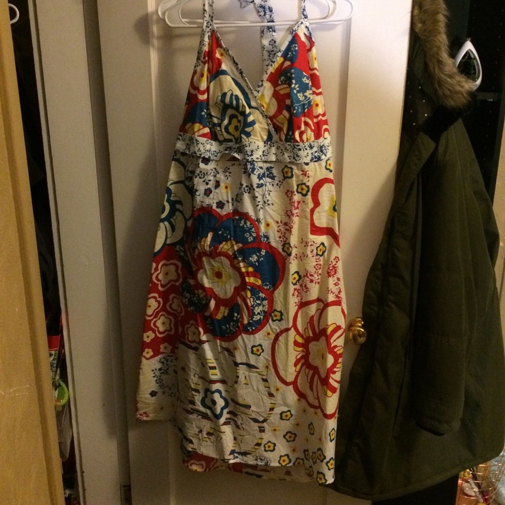 Torrid Plus Size floral  halter dress